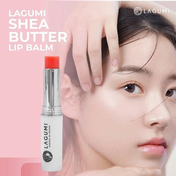 Son Dưỡng Có Màu Lagumi Shea Butter Cấp Ẩm, Làm Mềm, Giảm Thâm Môi An Toàn 2,3g