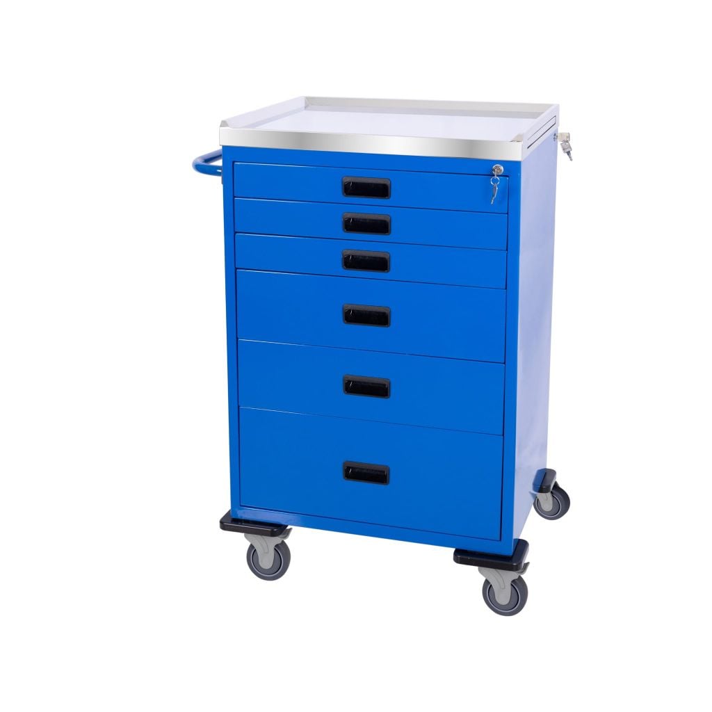 Xe đẩy y tế phòng hồi sức (có ngăn trượt) SAPAMEFA – hình ảnh 4