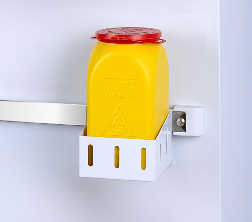 Giá đỡ bình đựng vật sắc nhọn lớn/nhỏ SAPAMEFA – hình ảnh 2