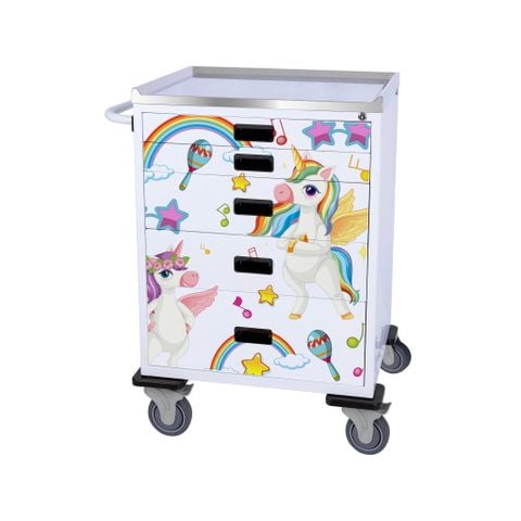 Xe đẩy y tế phòng bệnh nhi SAPAMEFA