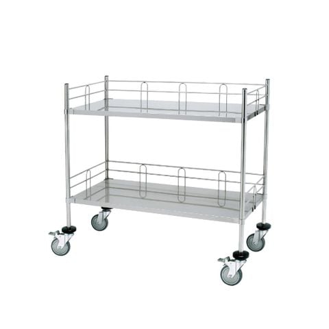 Xe đẩy dụng cụ 2 tầng kệ SAPAMEFA