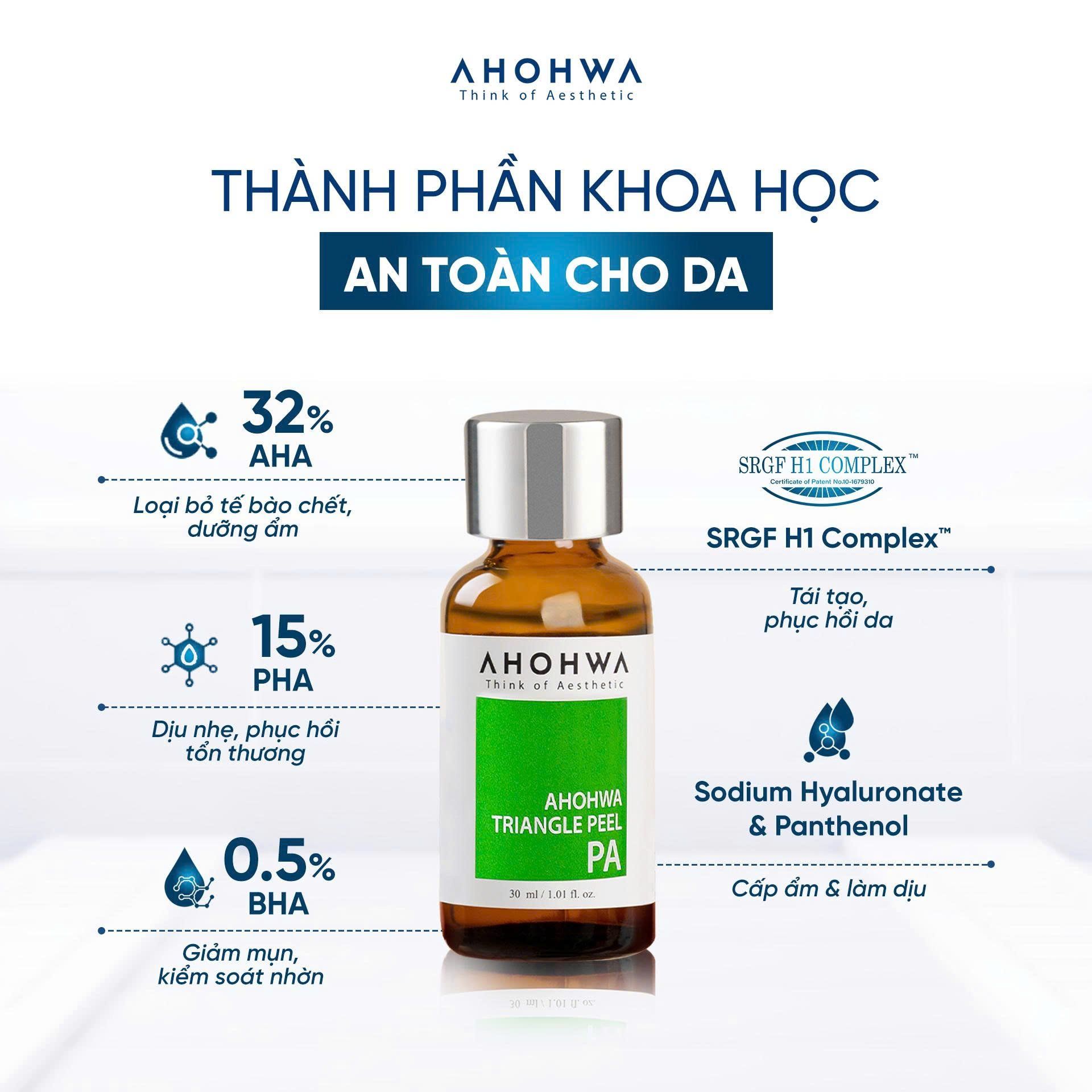  Peel Da Khô, Lão Hóa Ahohwa Triangle Peel PA (30ml) 