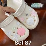  Set jibbitz charms sticker cute nhí nhảnh đa dạng gắn dép sục 