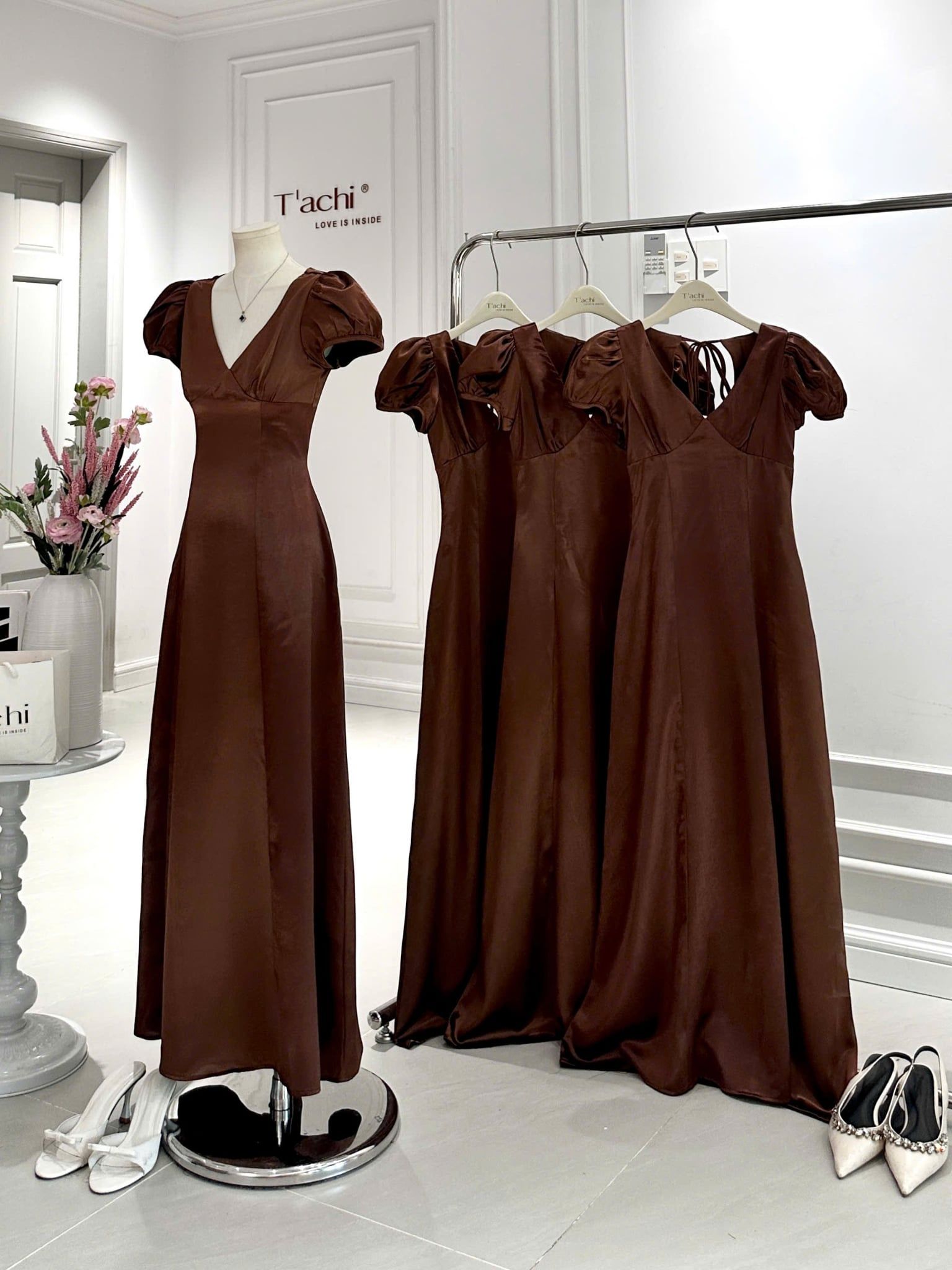  Váy Lụa Chocolate Muse 
