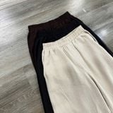  Quần linen nữ dáng lửng lưng chun phong cách Hàn Quốc nhẹ nhàng 