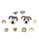  Jibbitz charms 3D chó Gromit gắn dép sục 