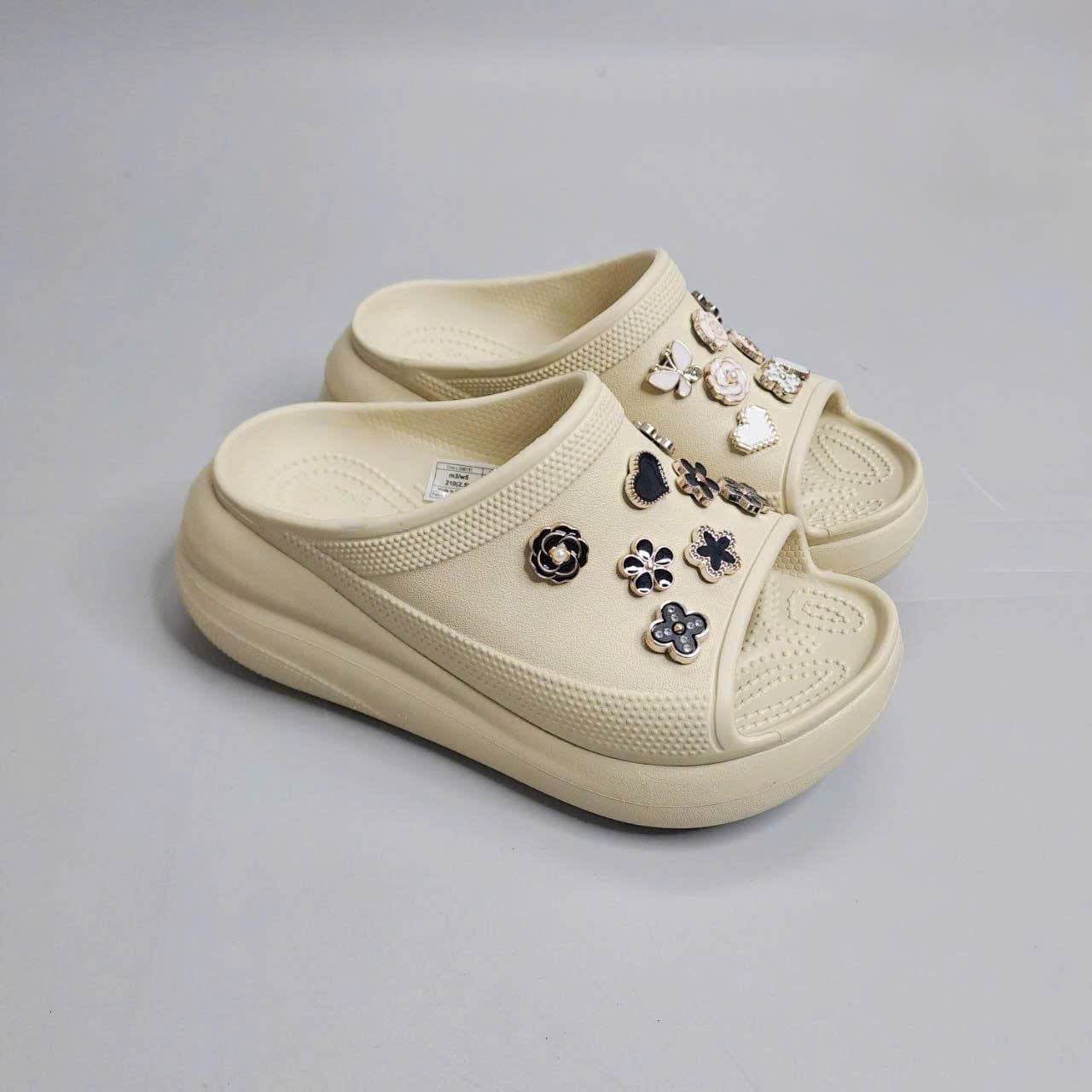  Dép quai ngang Dinas classic crush slide nữ xuất khẩu 