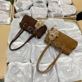  Túi xách đeo vai nữ OSOI Hàn Quốc kèm charm nữ 