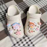  Set charm jibbitz cute nhí nhảnh đa dạng gắn dép 