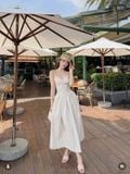  Đầm Nữ Hai Dây Xòe Công Chúa 