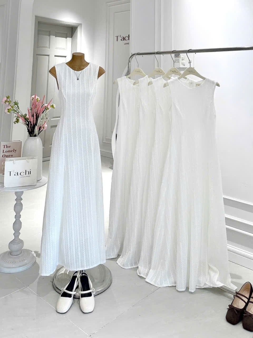  Đầm Nữ Hai Dây Xòe Công Chúa 