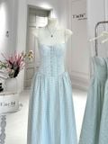  Đầm Nữ Hai Dây Xòe Công Chúa 