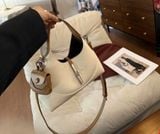  Túi xách nữ thời trang kiểu dáng hobo khóa cài kim loại độc đáo 