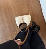  Túi xách nữ thời trang kiểu dáng hobo khóa cài kim loại độc đáo 
