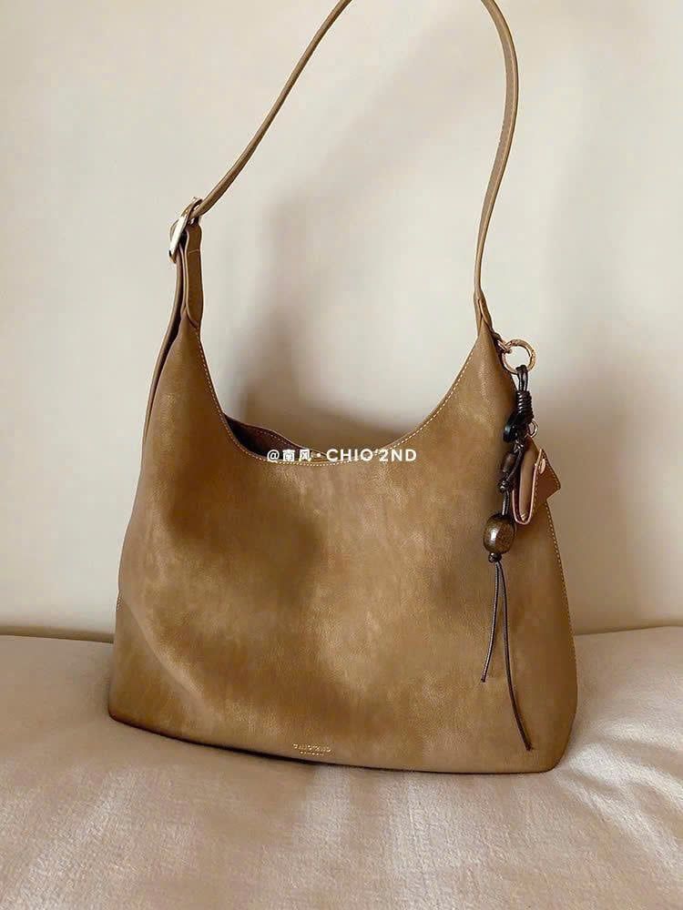  Túi Đeo Vai Nữ Chio Hobo Da Lộn 
