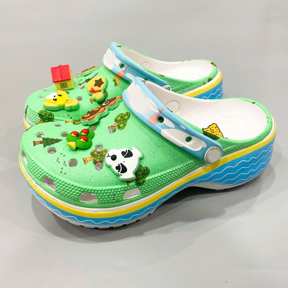  Dép Sục Dinas Classic Platform Animal Crossing Nữ Xuất Khẩu 