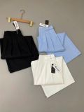  Quần ống rộng linen nữ 