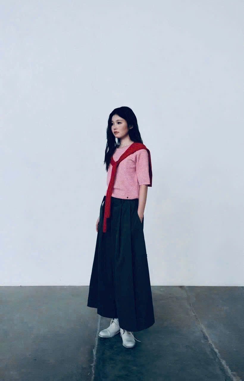  Quần ống rộng linen nữ 