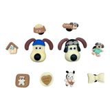  Jibbitz charms 3D chó Gromit gắn dép sục 