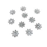  Jibbitz charm cross đá hình giọt nước đính kim cương 