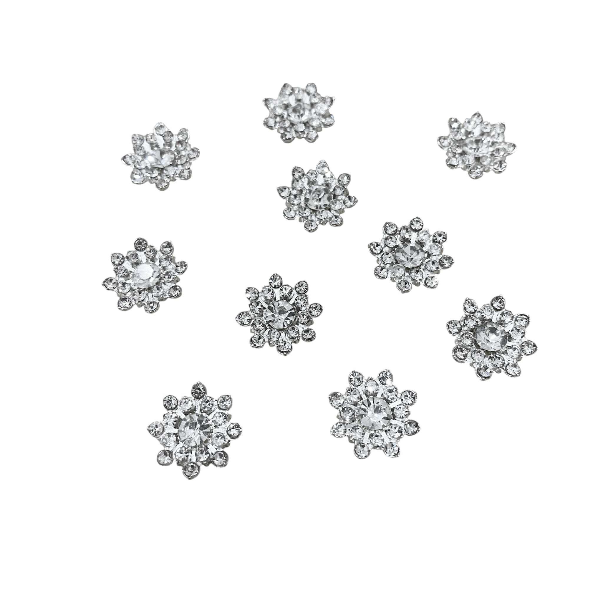  Jibbitz charm cross đá hình giọt nước đính kim cương 