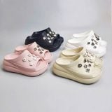  Dép quai ngang Dinas classic crush slide nữ xuất khẩu 