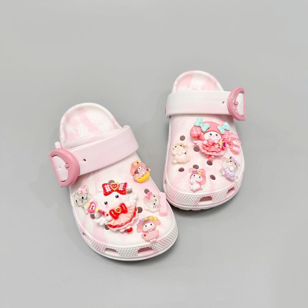  Dép sục dinas buckle loang nữ 