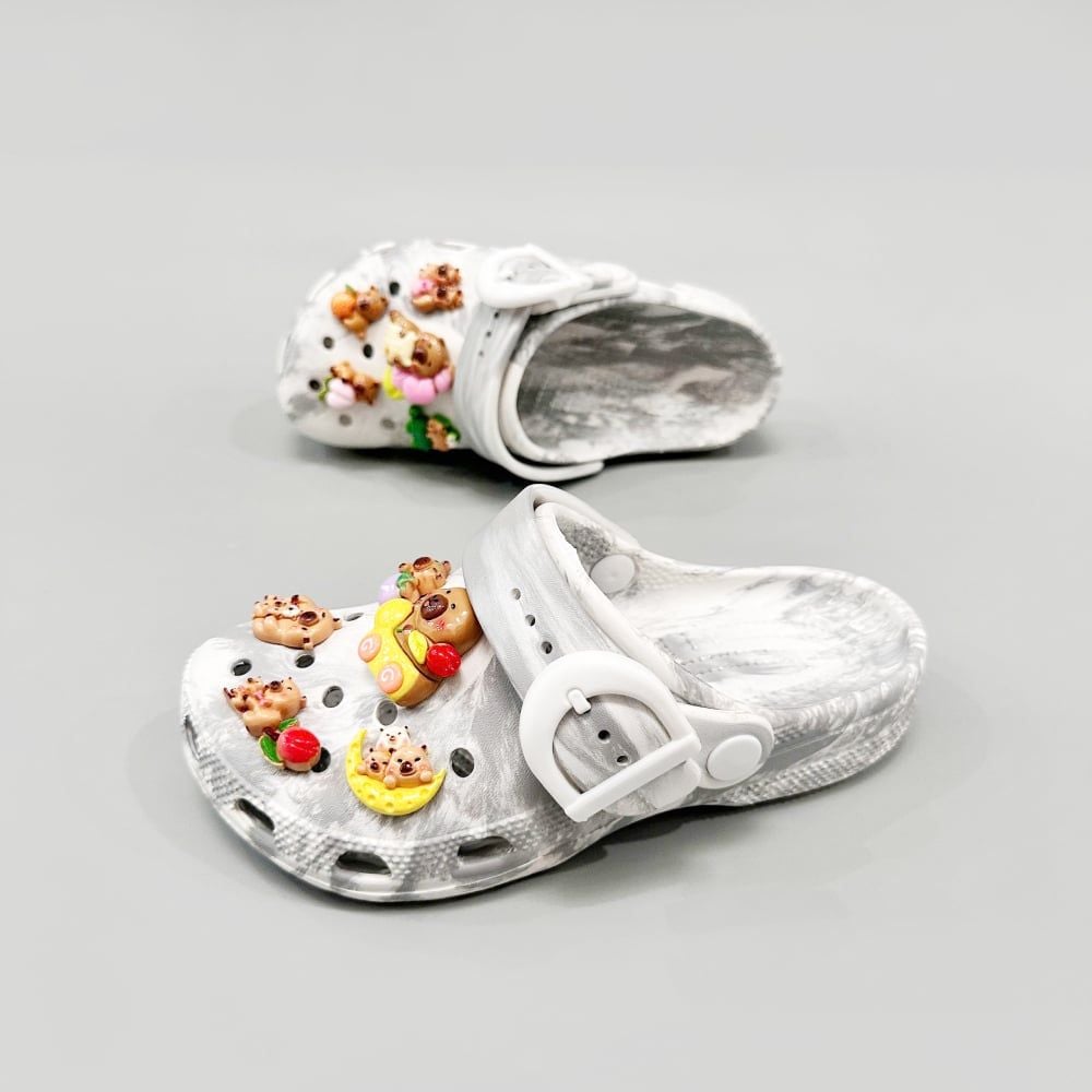  Dép sục dinas buckle loang nữ 