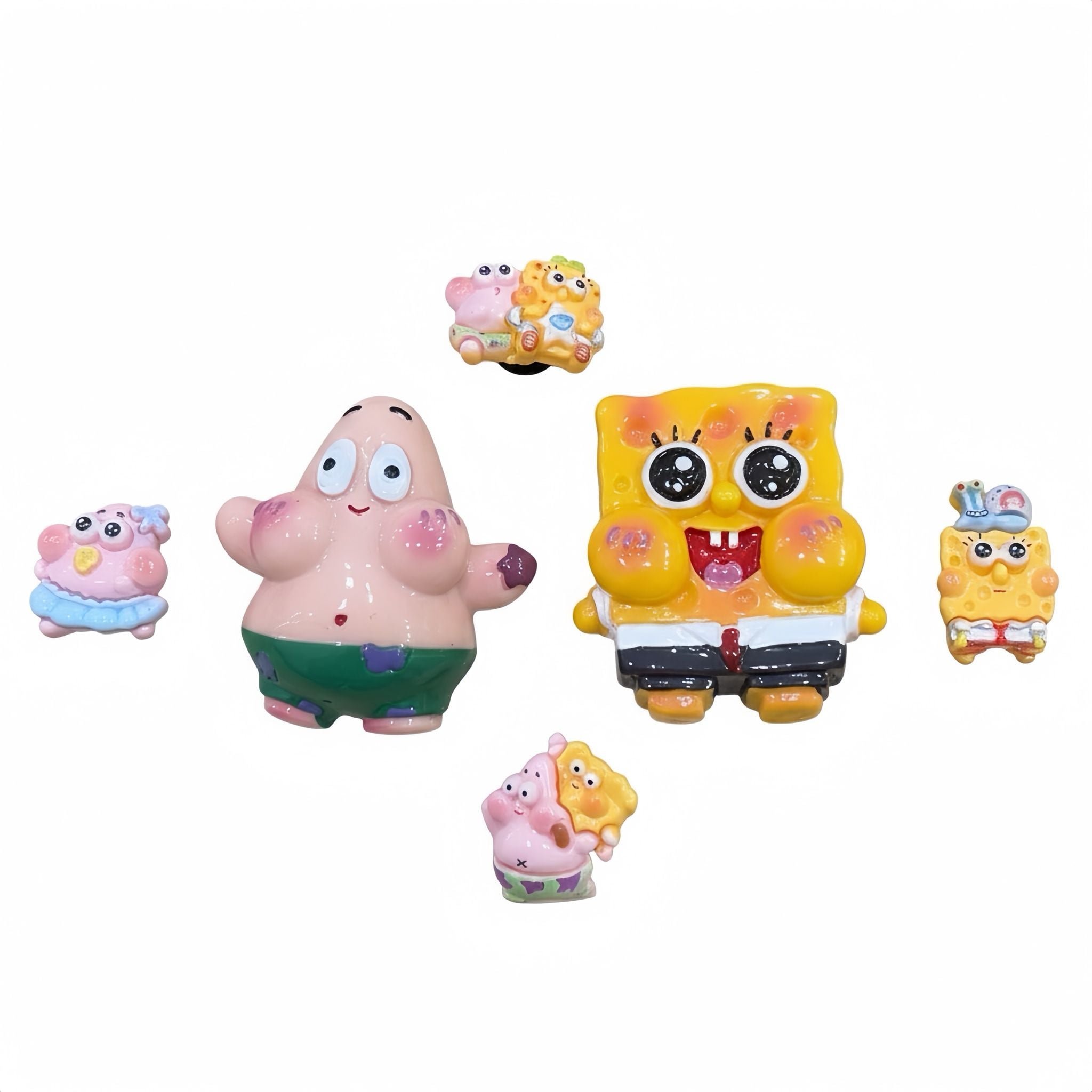  Jibbitz charms bọt biển, Shin cậu bé bút chì, Cinnamonroll, thủy thủ mặt trăng gắn dép cute nhí nhảnh 