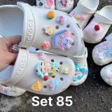  Set jibbitz charms sticker cute nhí nhảnh đa dạng gắn dép sục 
