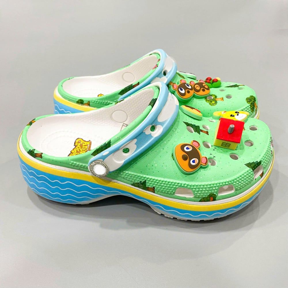  Dép Sục Dinas Classic Platform Animal Crossing Nữ Xuất Khẩu 
