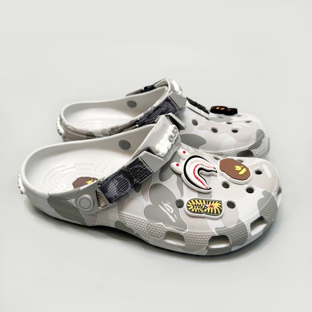  Dép sục Dinas Classic Bape Ape Camo quai sắt nam nữ 