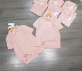  Áo Polo Nữ Basic Hồng Pastel 