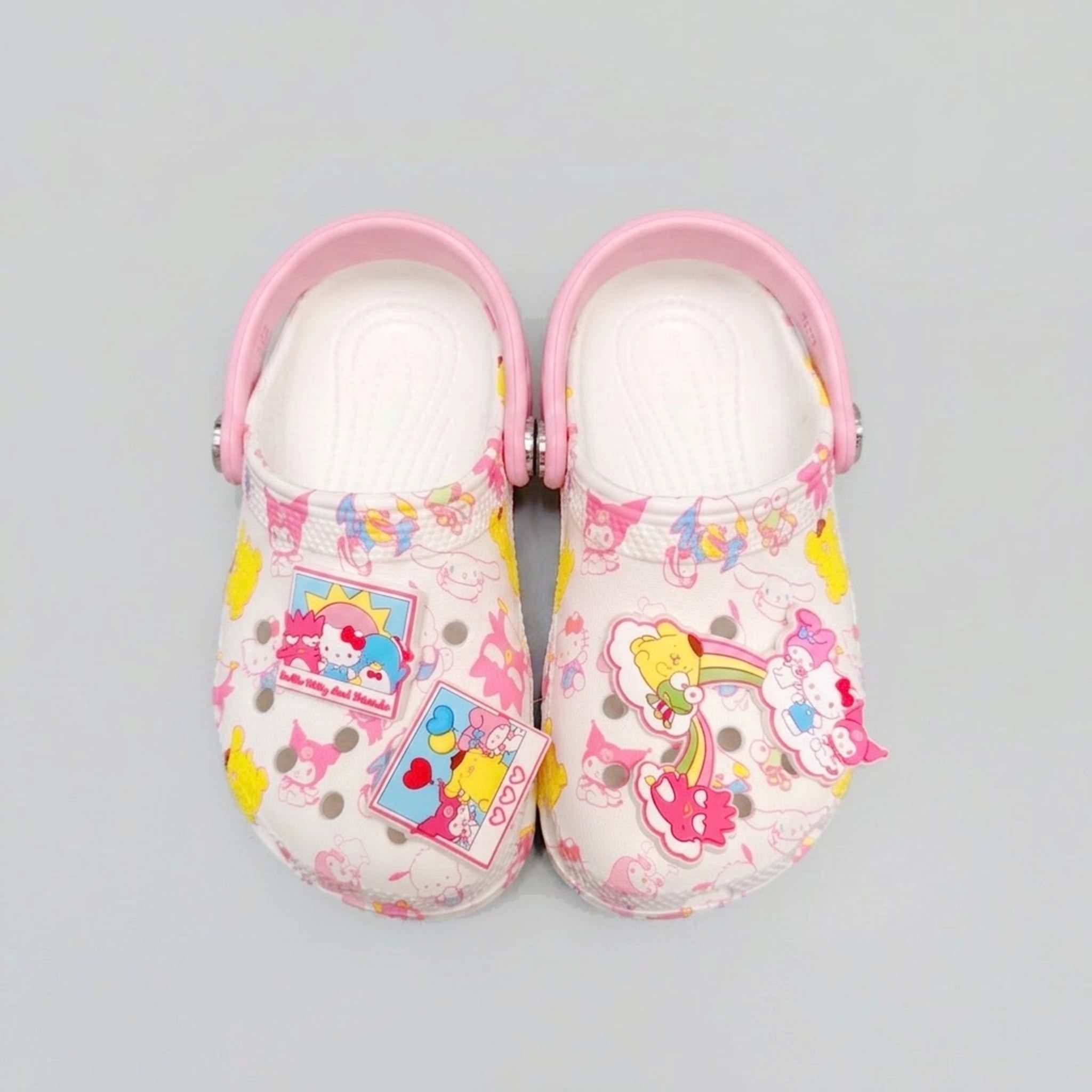  Dép Sục Dinas Classic Hello Kitty & Friends Pastel Cầu Vồng Trẻ Em Xuất Khẩu 