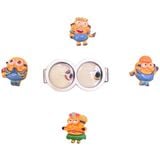  Set jibbitz charms sticker 3D nhựa cứng nhiều chủ đề dễ thương trang trí dép sục 