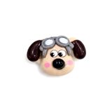  Jibbitz charms 3D chó Gromit gắn dép sục 