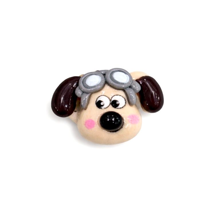 Jibbitz charms 3D chó Gromit gắn dép sục 