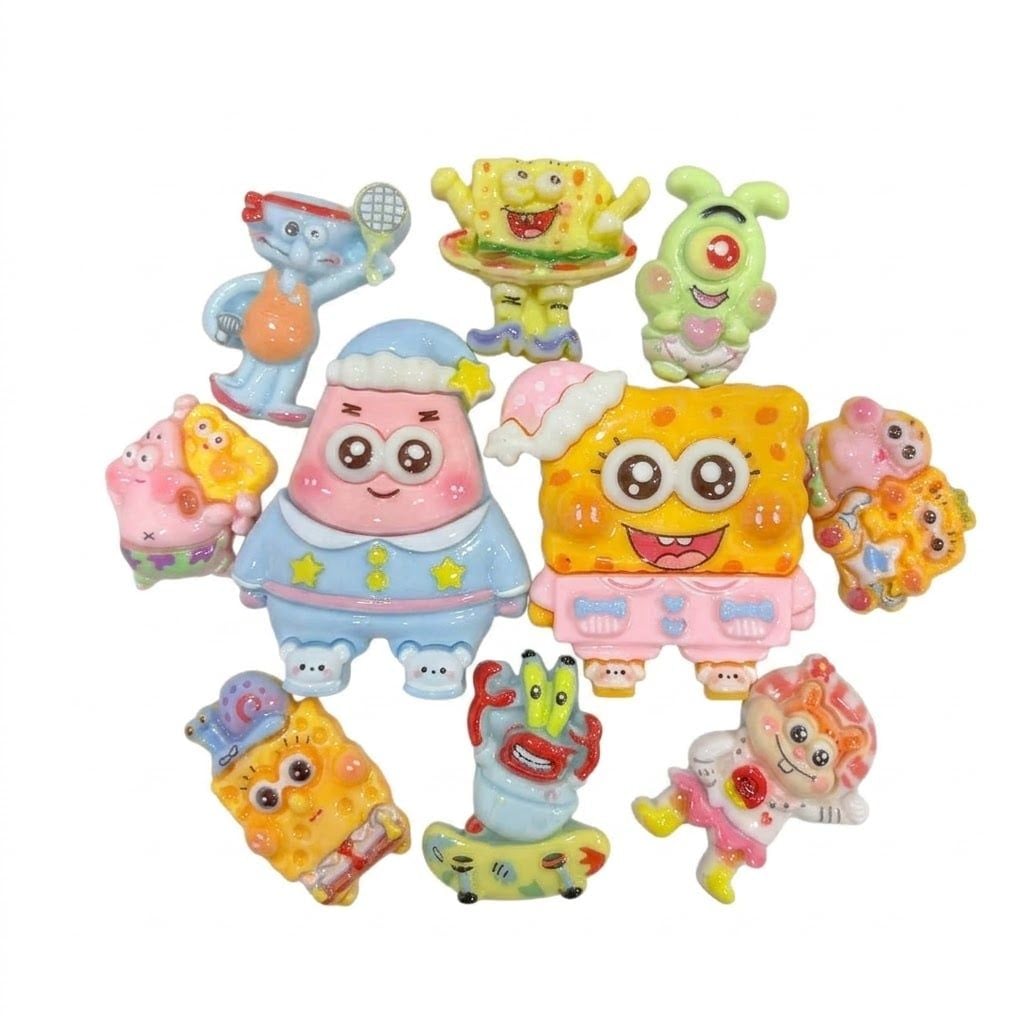  Jibbitz charms bọt biển, Shin cậu bé bút chì, Cinnamonroll, thủy thủ mặt trăng gắn dép cute nhí nhảnh 