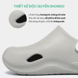  Giày sục Shondo clog suke nhựa đúc nam nữ 