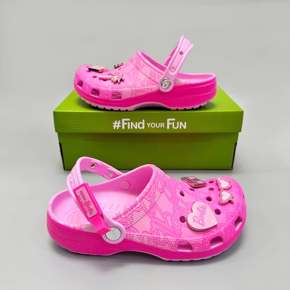  Dép sục Dinas Classic Mattel Pink Barbie xuất khẩu 
