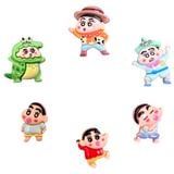  Set jibbitz charms sticker 3D nhựa cứng nhiều chủ đề dễ thương trang trí dép sục 