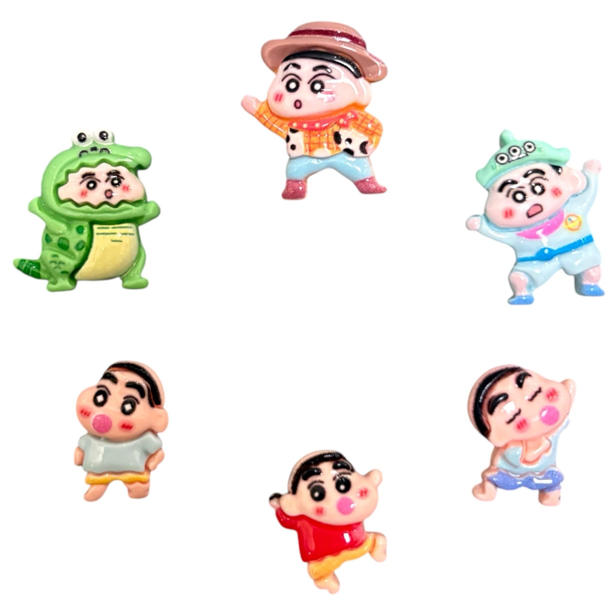  Set jibbitz charms sticker 3D nhựa cứng nhiều chủ đề dễ thương trang trí dép sục 