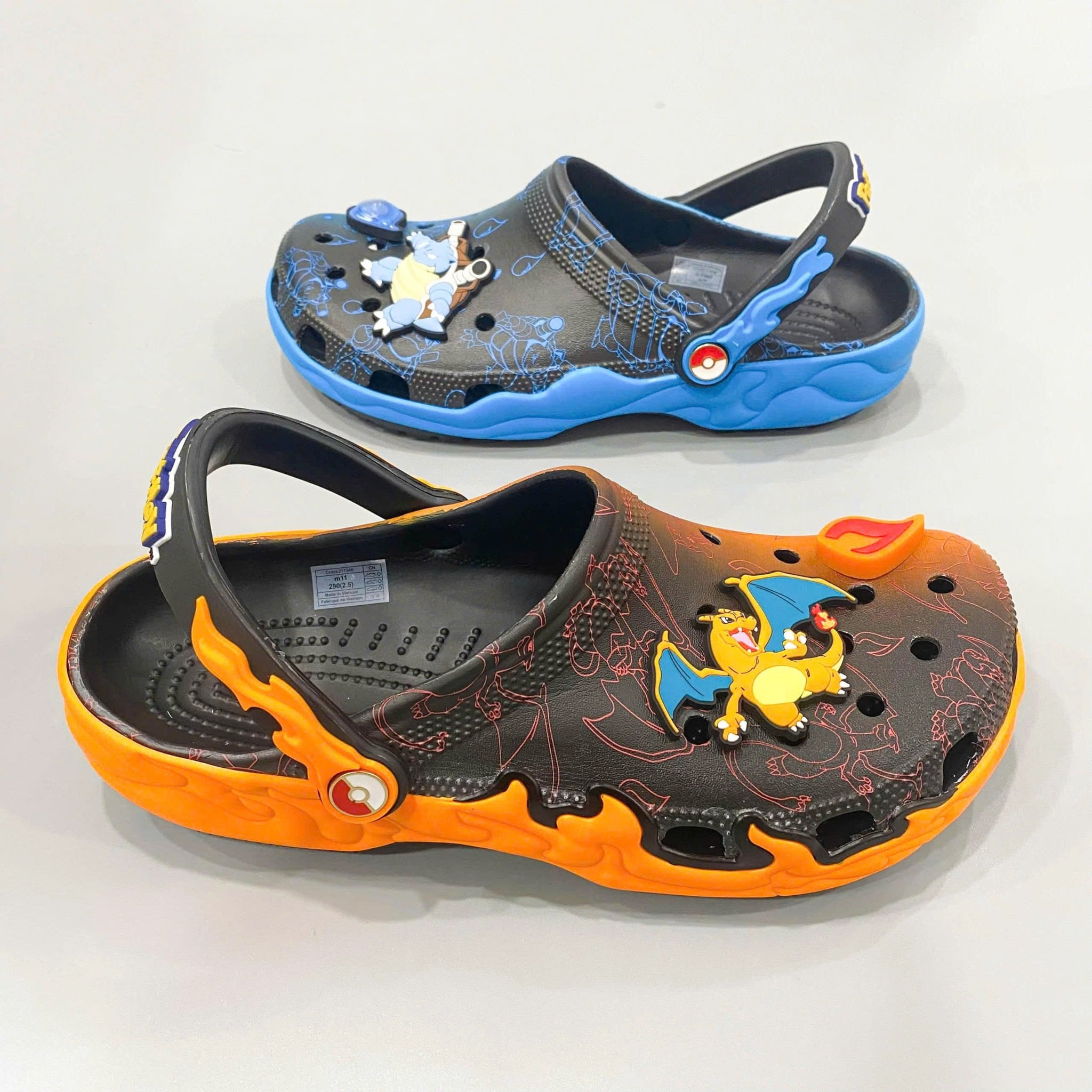  Dép sục Dinas Classic pokemon 2 màu nam nữ xuất khẩu 