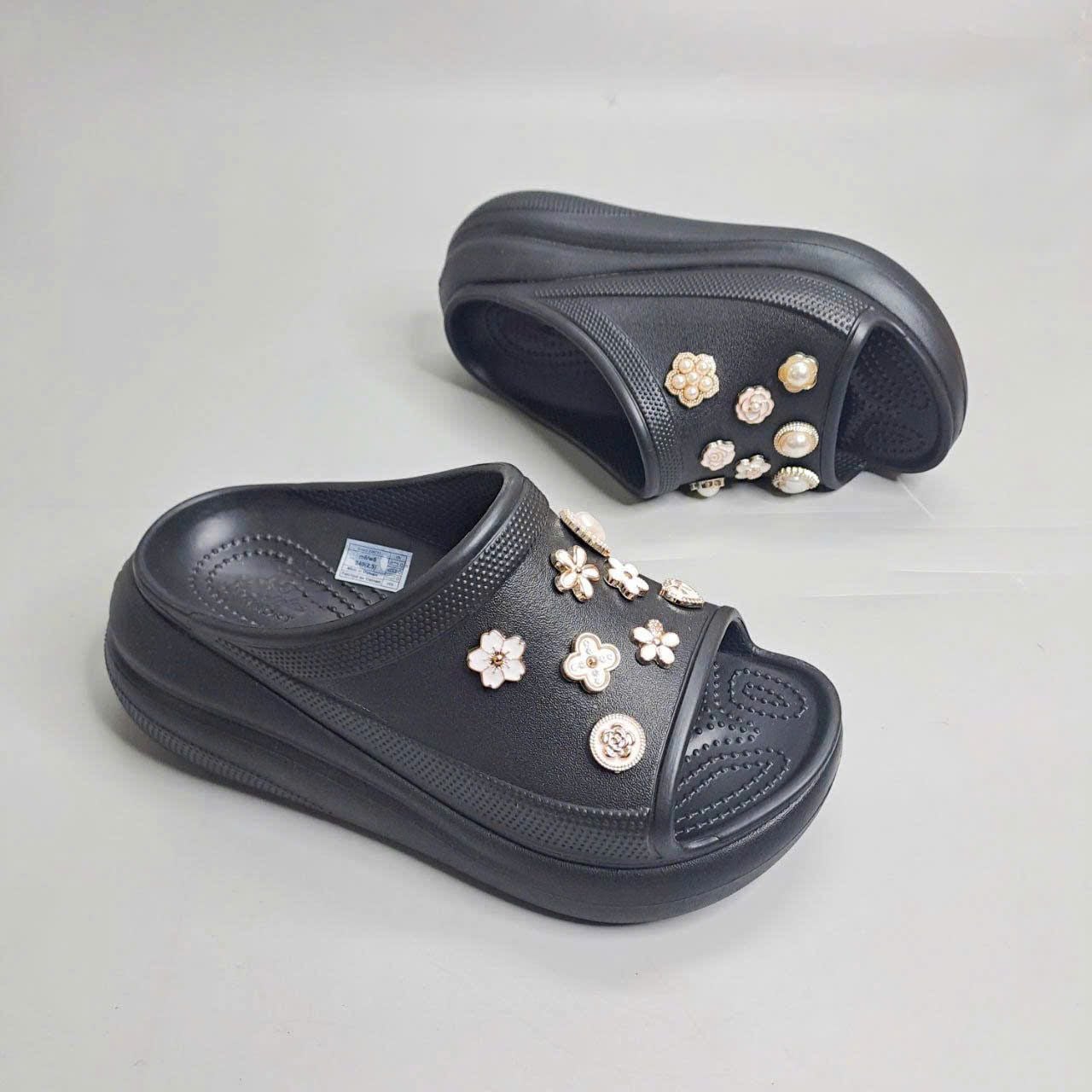  Dép quai ngang Dinas classic crush slide nữ xuất khẩu 