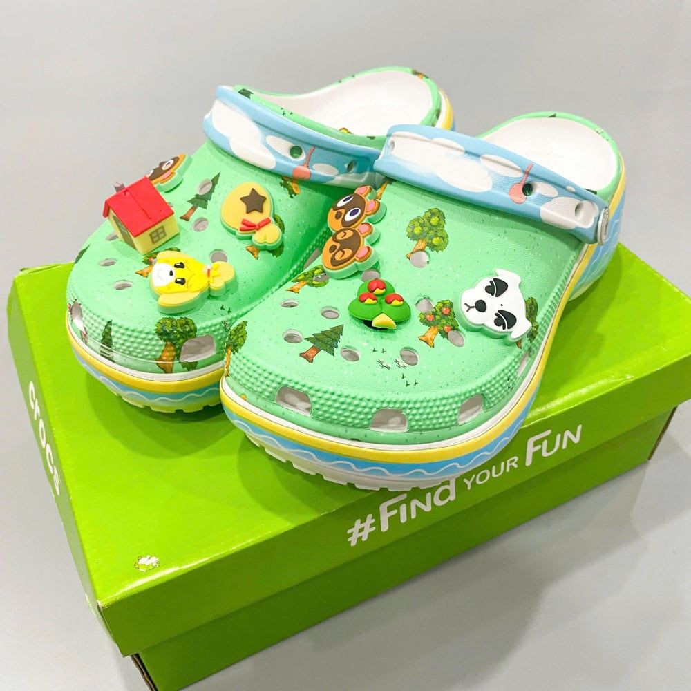  Dép Sục Dinas Classic Platform Animal Crossing Nữ Xuất Khẩu 