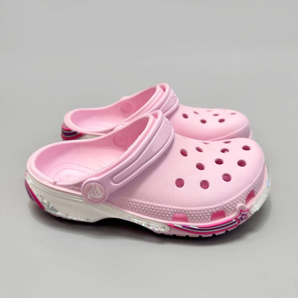  Dép sục Dinas Toddler Classic Star Sparkle Shaker - Pink Milk trẻ em 