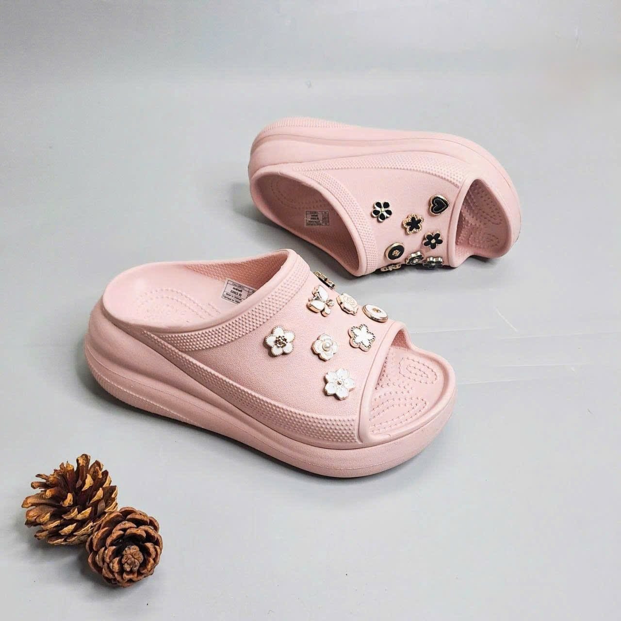  Dép quai ngang Dinas classic crush slide nữ xuất khẩu 