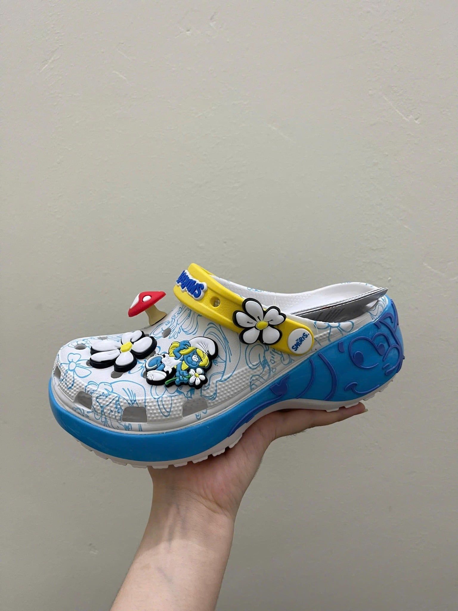  Dép sục dinas classic platform xì trum đế cao 5 phân nữ 