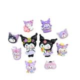  Set jibbitz charms sticker 3D nhựa cứng nhiều chủ đề dễ thương trang trí dép sục 