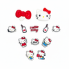 Set jibbitz charms Hello Kitty 3D cứng gắn dép Dinas